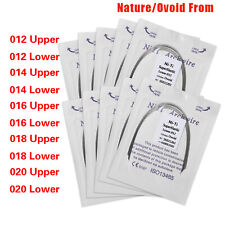 10Pcs Dental Orthodontic Arch Wire Niti Thermal Activated Ovoid Natural form picture