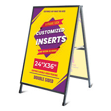 A Heavy Duty A-Frame Sidewalk Sign 24 x36Inch Full-color Printed,Sidewalk Sign picture