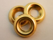 #8 Brass Finishing Cup Washer Qty 50 picture