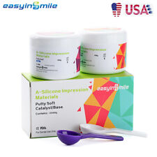 Dental Impression Putty Silicone Soft Base Material & Catalsyt 400g Easyinsmile  picture