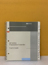 HP 08169-91011 8169A Polarization Controller User's Guide picture
