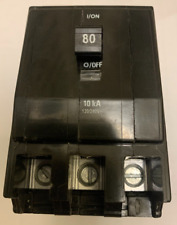Replacement for  Square D QO380 3 pole 80 amp 240v Plug in Circuit Breaker NEW picture
