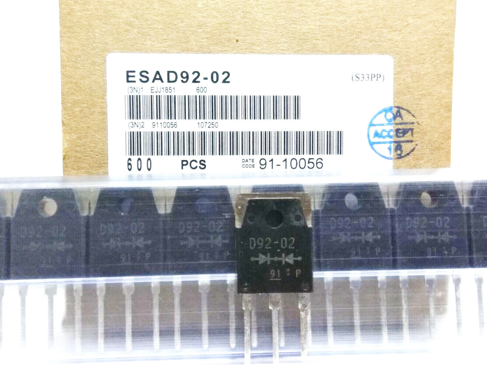 Fuji ESAD92-02 20A 200V ULTRAFAST RECTIFIER DIODE QTY 10 Pcs