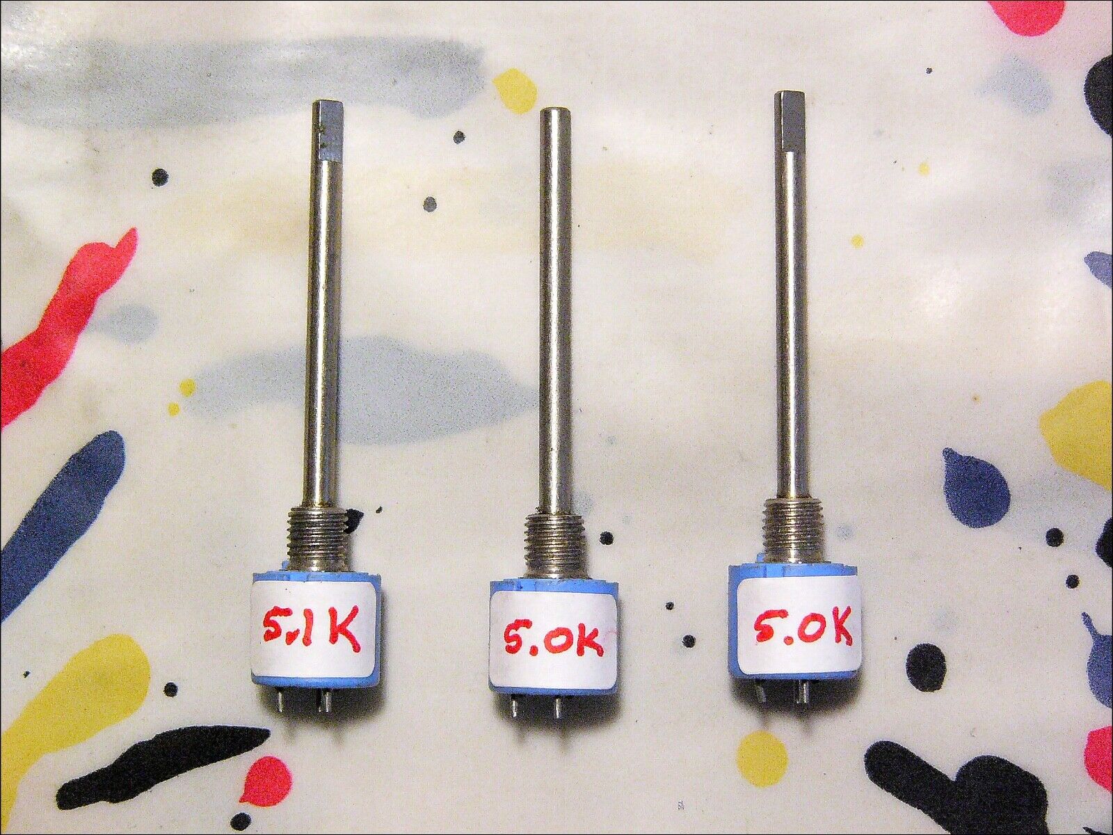 3 New 5.0K RV6N Potentiometers