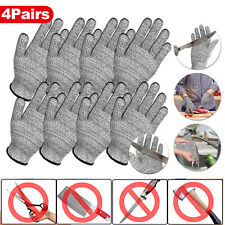 4Pairs Butcher Glove Cut Proof Stab Resistant Safety Gloves Kitchen L5 Protectio picture
