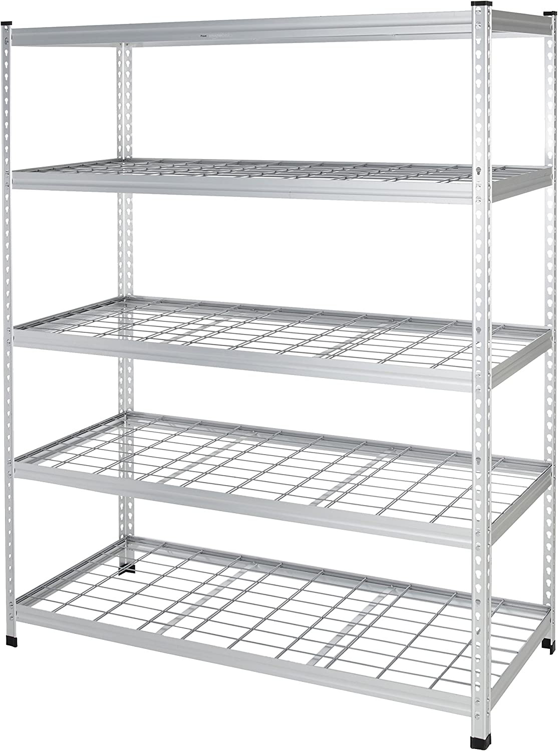 Amazon Basics Heavy Duty Storage Shelving Unit, Double Post, 5 Shelf, High-Grade