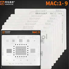 Amaoe BGA Reballing Stencil MAC 1-9 For MacBook Pro A1534 A1706 Notebook M1 lot picture