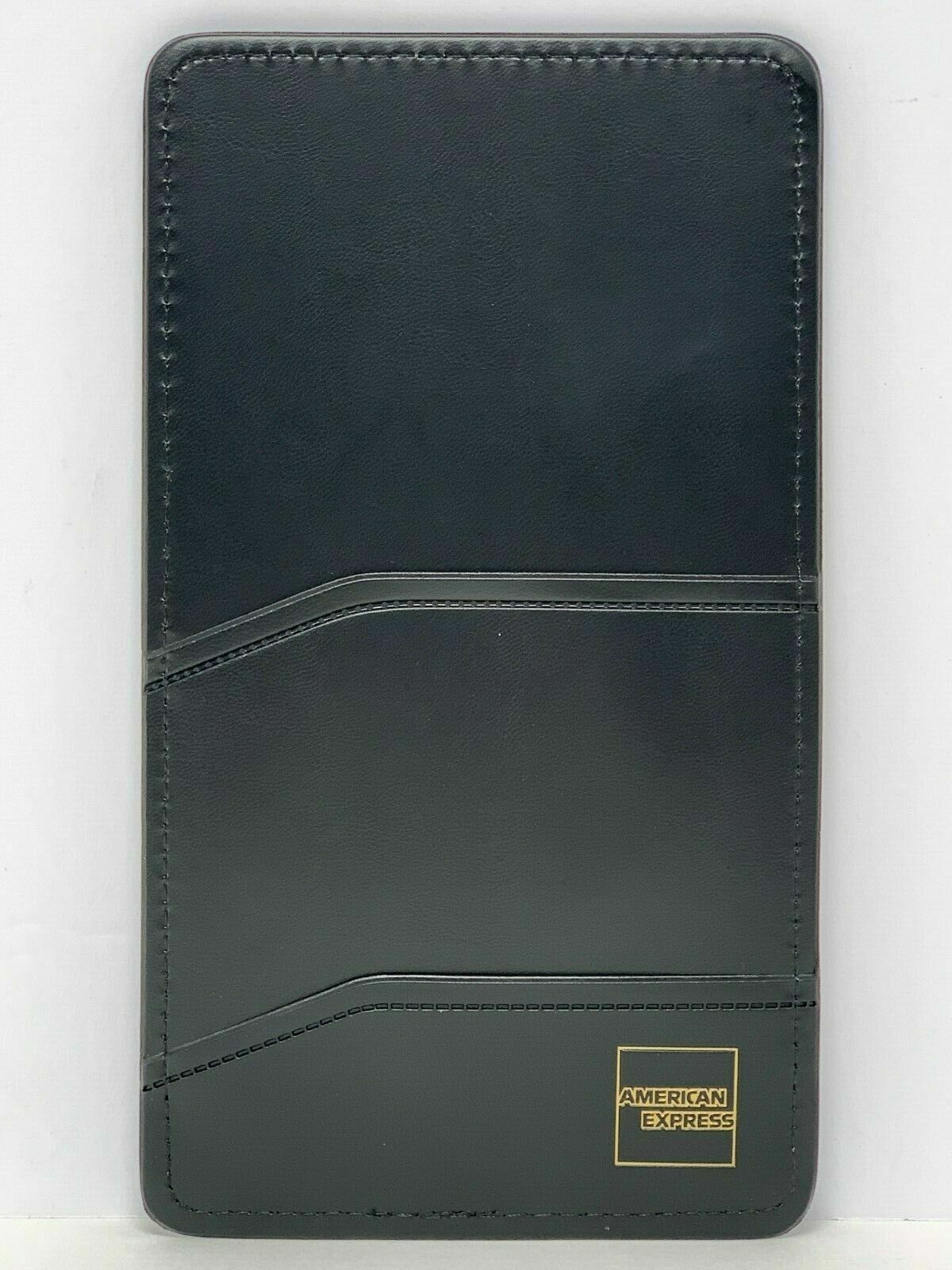 American Express Double Pocket Check Presenter/Restaurant Bill/Server Book BLACK