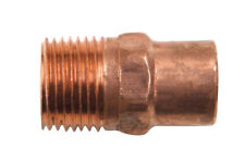 Nibco Inc 3/8 in.   Copper  T X 3/8 in.   D MIP  Copper Pipe Adapter picture