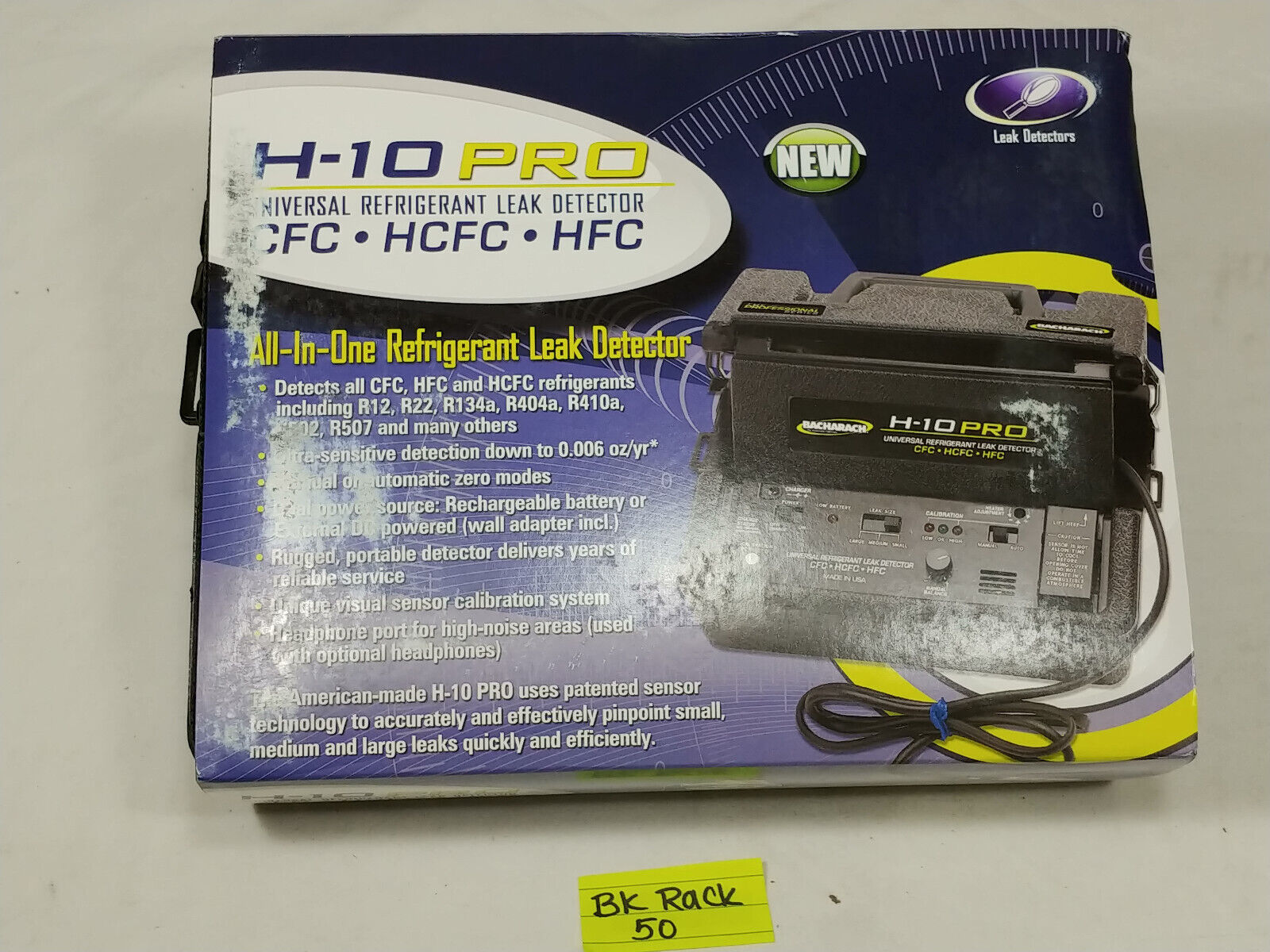 Bacharach H-10 Pro HVAC Refrigerant Leak Detector CFC HCFC HFC