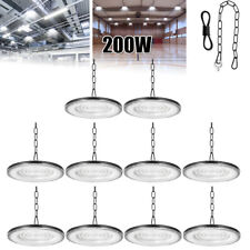 10X 200W UFO LED High Bay Light Shop Lights Commercial Lighting Warehouse Lamp picture