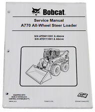 Bobcat A770 All Wheel Steer Loader Service Manual Shop Repair Book 3 # 6990245 picture