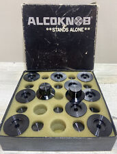 Alcoknob KS 900B Black 23 Count Anodized Aluminum Control Knobs Japan picture