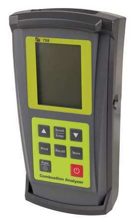 Test Products International 707 Combustion Analyzer,0 To 10,000 Ppm,Lcd