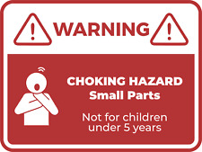 Classic Framed Plus Warning Choking Hazard Small Parts Not For Children Under... picture