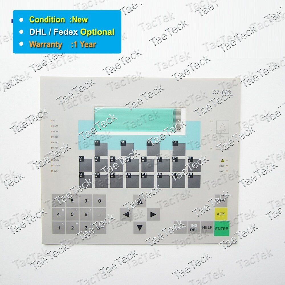 Membrane Keypad Switch Keyboard for 6ES7633-2BF00-0AE3 C7-633 /