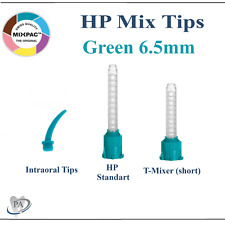 Dental Teal T-Saver Mix Tip 6.5mm. VPS Impression HP MIxing Tips T-Short /Long picture