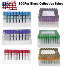 100PCS Vacuum Sterile Blood Collection Tubes/Coagulation/EDTA Tubes EXP 2025 picture
