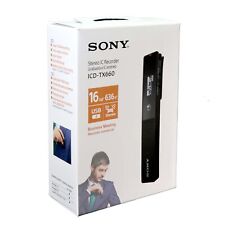 Sony TX660 Digital Stereo IC Voice Recorder 16 GB Built-In Memory picture