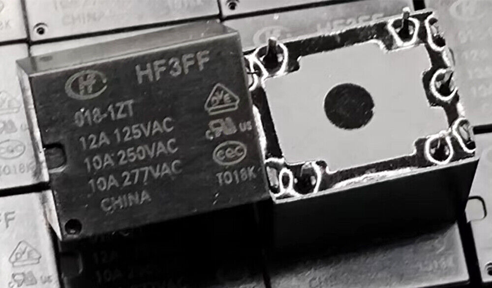 2PCS HongFa  HF3FF-018-1ZT 18VDC Power Relay 12A  5Pins