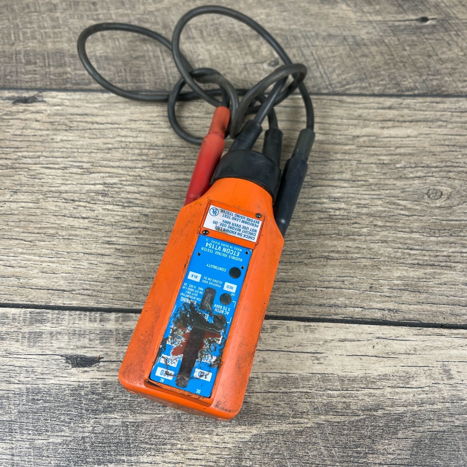 Etcon VT154 Orange Solenoid Voltage Tester Please See Pictures and Description