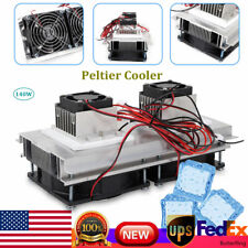 12V Thermoelectric Peltier Refrigeration Cooling System Cooler Fan DIY Kit New picture