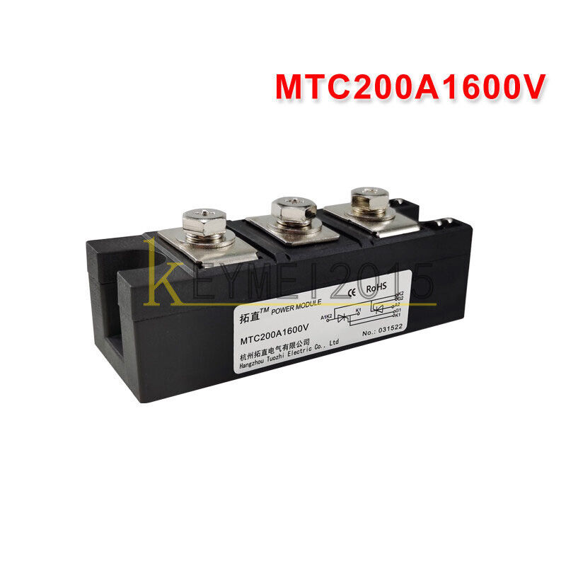 NEW 1PCS MTC200-16 MTC200A 1600V Thyristor Module