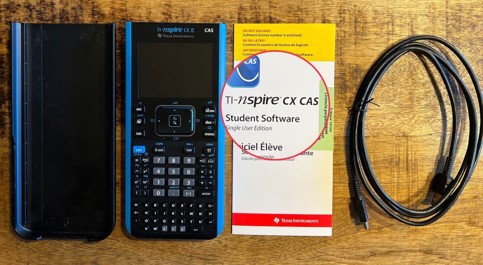Texas Instruments TI Nspire CX II CAS Color Graphing Calculator with Student...