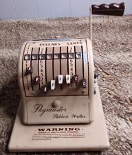Vintage Paymaster Ribbon Writer Series 8000 Chicago, Brown WORKS  picture