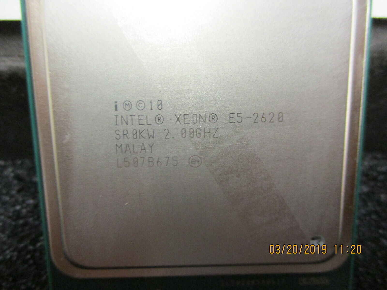 CM8062101048401S R0KW Intel Xeon Processor E5-2620 (15M Cache, 2.00 Clean Pull