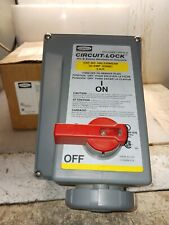 NEW HUBBELL HBL330MI4W CIRCUIT-LOCK PIN & SLEEVE RECEPTACLE 30 AMP 120 VAC 2 HP picture