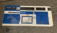 Vintage EMI / US Electron Tube Division Waveguide Data Frequency Analysis Chart picture