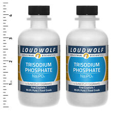 Trisodium Phosphate 8 Oz Total (2 Bottles) Food Grade Fine Crystals USA SELLER picture