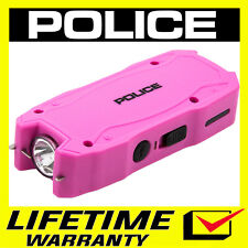 POLICE Stun Gun 1901 550 BV Mini Pink Rechargeable LED Flashlight  picture