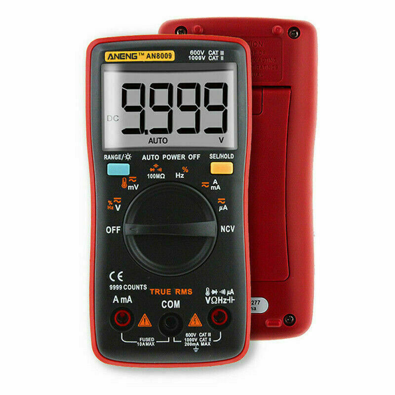 ANENG AN8009 True-RMS Auto Range Digital Multimeter AC/DC Voltage Meter Ammeter