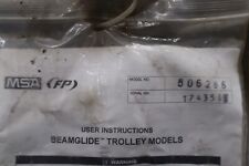 MSA BeamGlide™ Trolleys 506266 STOCK 4654 picture