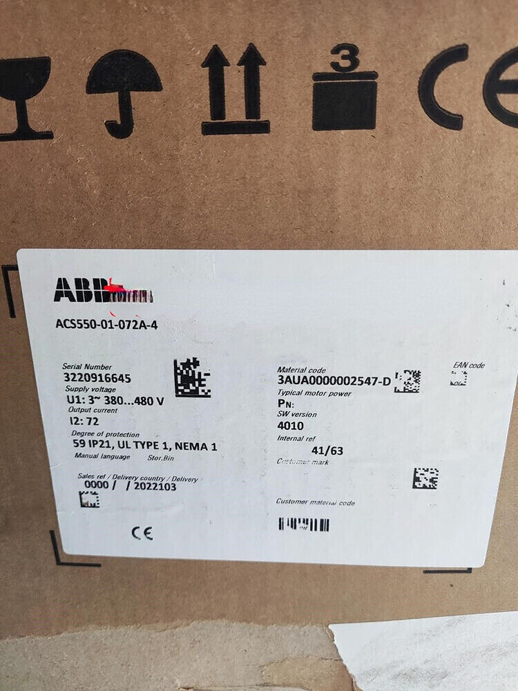 New ABB ACS550-01-045A-4 Inverter ACS55001045A4 Expedited Shipping