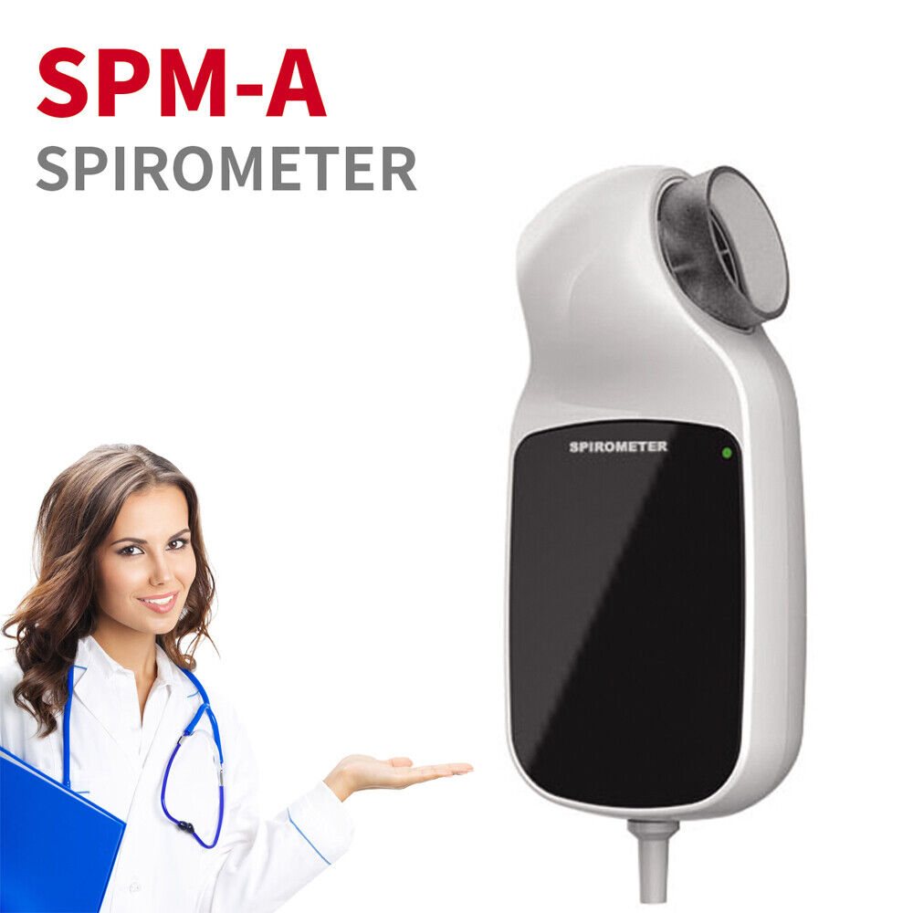 Handheld Digital Spirometer,FVC,VC,MVV, Spirometer with Software SPM-A