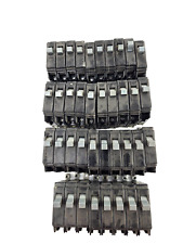 Used Cutler Hammer Lot 38pcs 1-Pole 20A 120/240VAC Type CHB Circuit Breakers picture