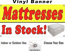 Mattresses in Stock Vinyl Banner sign Your Choice of sizes,  picture