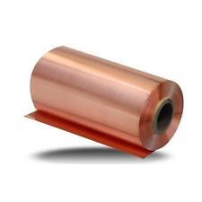 US Stock 0.04mm x 100mm x 1000mm 99.9% Pure Copper Cu Metal Sheet Foil picture