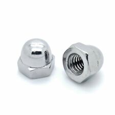 100 Qty #8-32 Stainless Steel Acorn Hex Cap Nuts (BCP701) picture