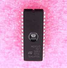 ST Microelectronics M27C512-15F1 UV EPROM - Lot of 10 picture