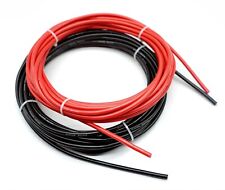 10 AWG Silicone Wire Ultra Flexible Red Black Electrical Bare Wire 3FT-200FT picture