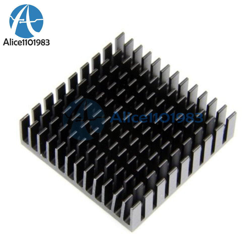 2PCS Aluminum Heatsink Cooling 40x40x11mm LED Power Memory Chip IC Transistor