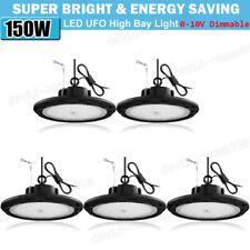 5X 150W LED High Bay Light Commercial Warehouse Workshop Garage Lights Dimmable picture