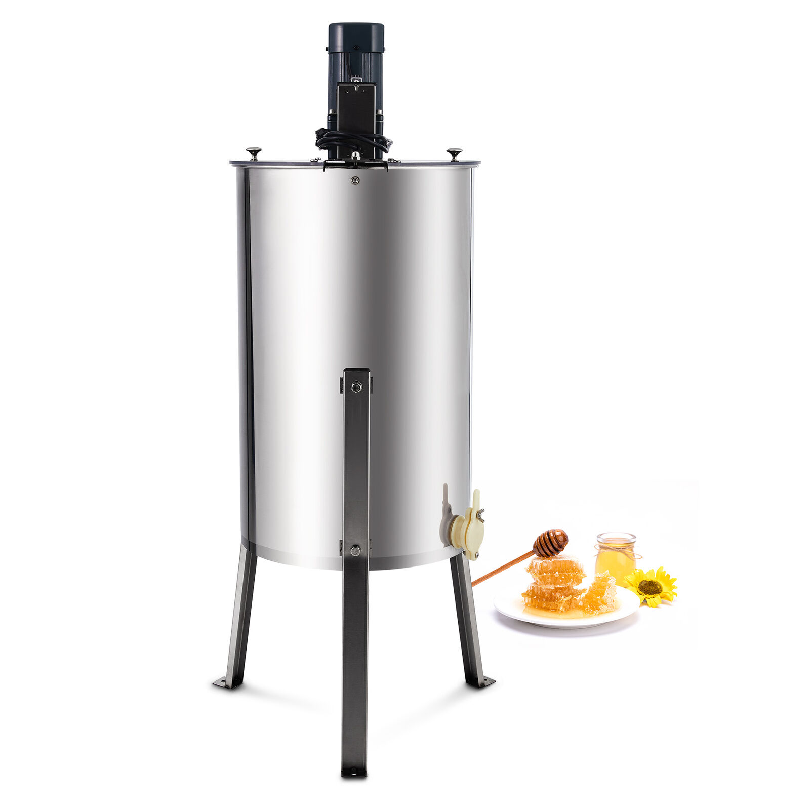 3/6 Frame Electric Honey Extractor Spinner Beekeeping Equipment Stainless Steel