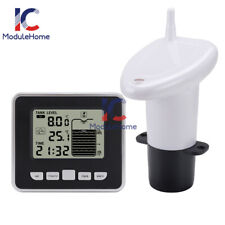 FT002 Ultrasonic Water Tank Liquid Level Meter + Temperature Sensor Time Display picture
