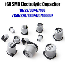 16V 10/22/33/47/100/150/220/330-1000UF SMD Patch Aluminum Electrolytic Capacitor picture