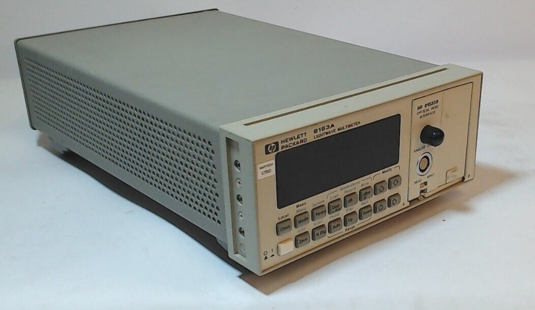 Hewlett-Packard 8153a lightwave multimeter with HP 81533B Module FOR PARTS